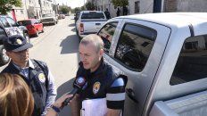 Druetta (ante el micrófono) afronta un pedido de 15 años de prisión como organizador de narcotráfico. Druetta (ante el micrófono) afronta un pedido de 15 años de prisión como organizador de narcotráfico.