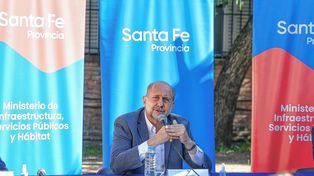 El gobernador Omar Perotti