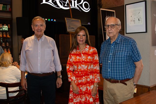 Carlos Sacco, Denisse Grisel Cardozo y Jorge Hollidge