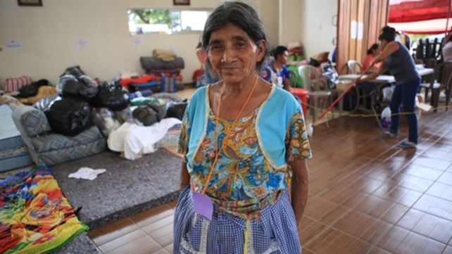 Devastador. Una mujer
