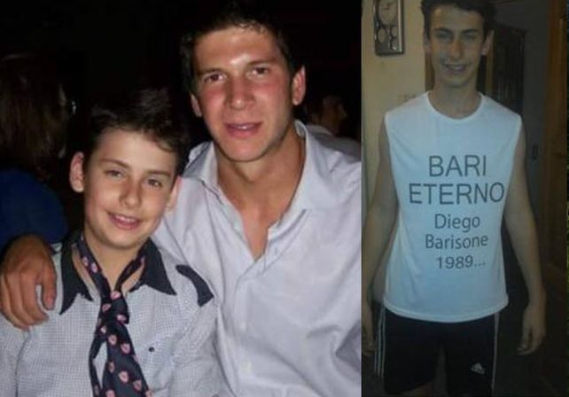 La historia del primo de Barisone que juega en Instituto y su homenaje