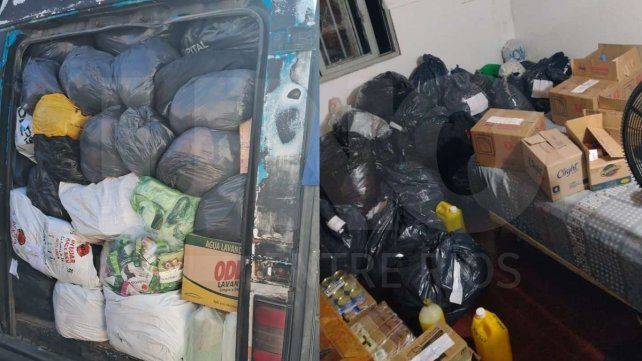 ENTREGA. Paranaenses entregaron donaciones en Bahia Blanca