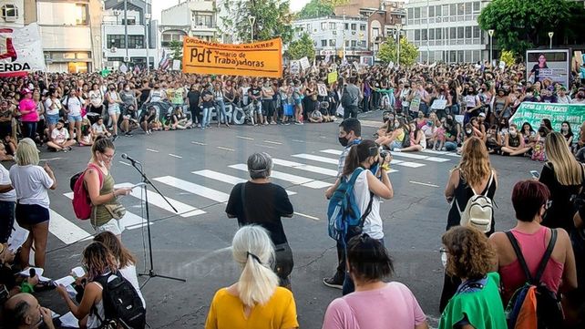 Postales del #8M en Paraná