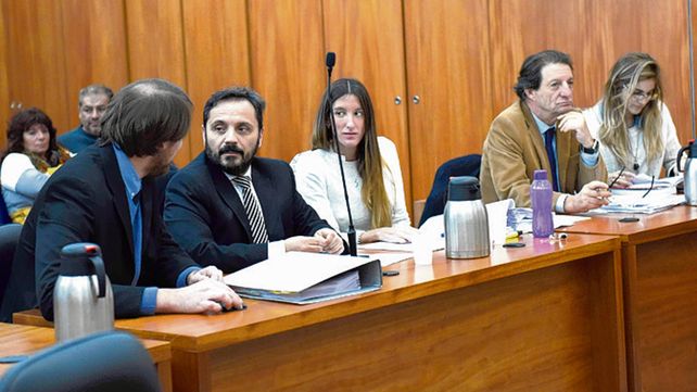 Acusadores. El fiscal Adrián Spelta y el querellante Jorge Bedouret.