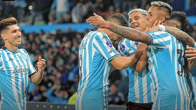 Racing ganó bien por la Copa Sudamericana.