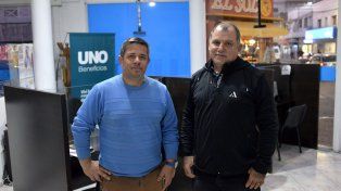 Fabián Medina y Leonardo Andreoli hablaron del certamen de sóftbol.