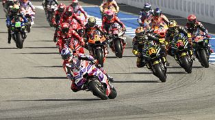 Jorge Martin dominó con su Ducati este sábado el pelotón de MotoGP en Tailandia.