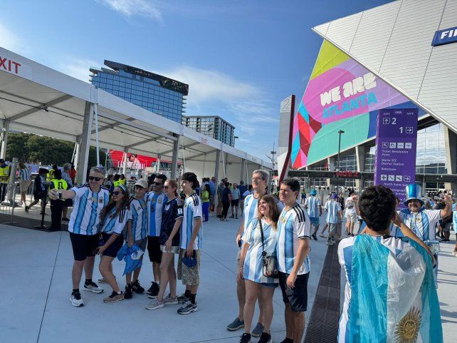 Los hinchas de Argentina volverán al futurista estadio de Atlanta.