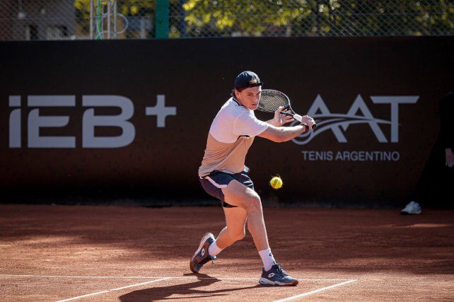 El rosarino Luciano Ambrogi jugará su primera semifinal en un torneo Challenger. Foto. Prensa AAT.