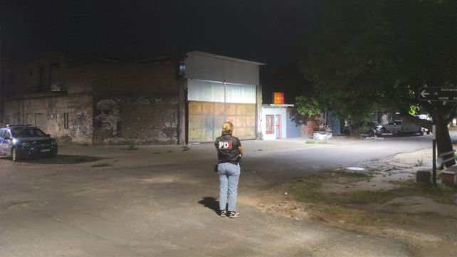 La policía en el lugar del incidente.&nbsp;