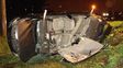 Choque y vuelco. El conductor del Toyota llegó con vida al hospital, pero falleció. Choque y vuelco. El conductor del Toyota llegó con vida al hospital, pero falleció.