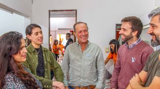 Los diputados provinciales del bloque Igualdad Agustina Donnet y Rubén Giustiniani&nbsp;