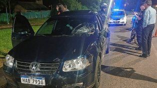 El incidente que se produjo en la noche del miércoles dejó a dos personas heridas.
