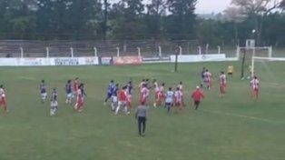 Video: así fue la batalla campal entre Colón (SJ) y Gimnasia