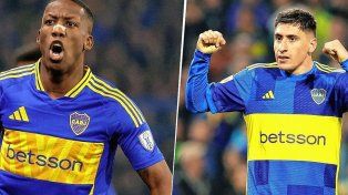 Martínez en Boca espera por Merentiel y Advíncula para el clásico ante Racing