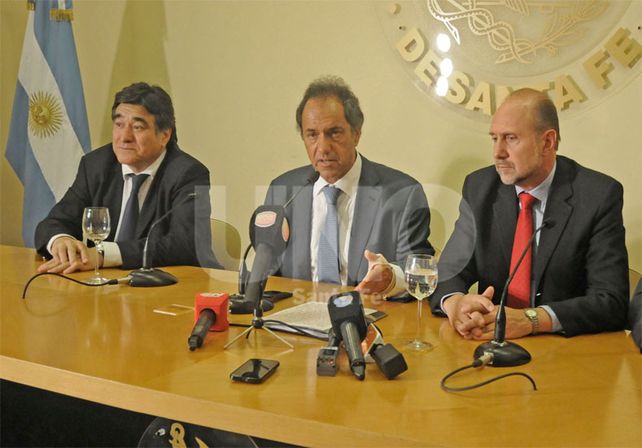 Breve. Scioli disertó durante 12 minutos
