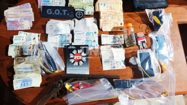 Secuestro millonario: Incautaron muevo de $5