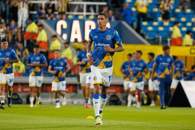 Ángel Di María entrena en Arroyo Seco y será evaluado en la previa de Central-Sarmiento.