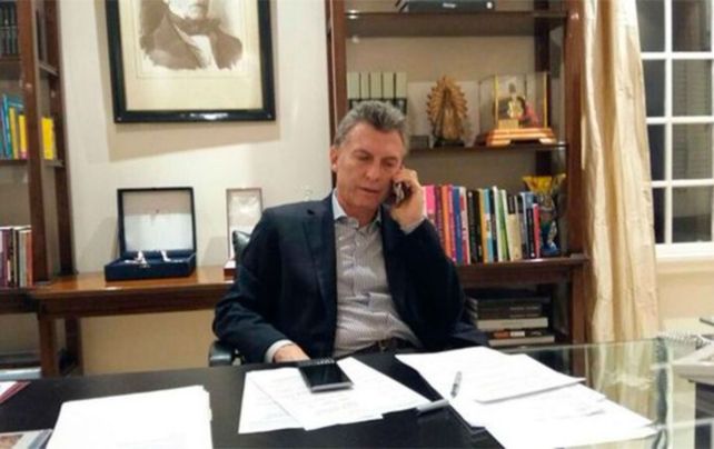 El presidente Mauricio Macri se comunicó hoy con su colega de Estados Unidos Donald Trump.