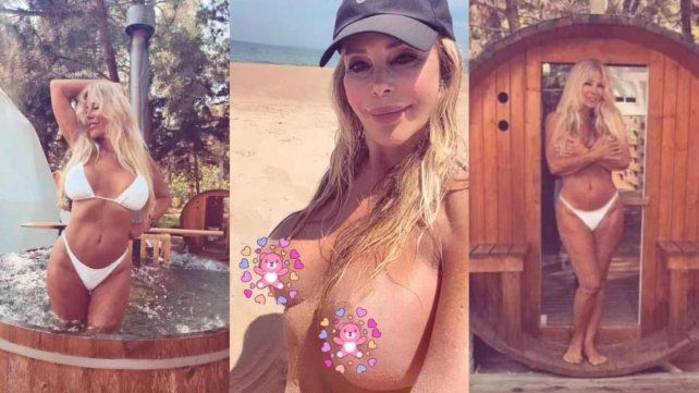 Graciela Alfano se animó a ir a una playa nudista a los 73 años
