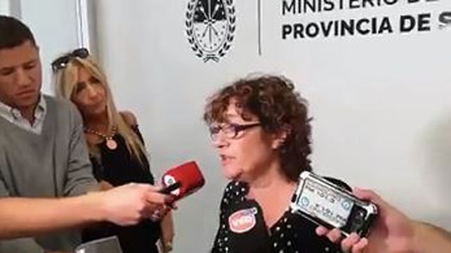 Sonia Alesso participó de la reunión que mantuvieron los gremios con la provincia.