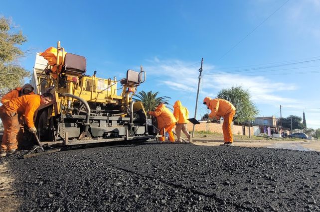 San Lorenzo lleva adelante un plan de repavimentación de sus calles.