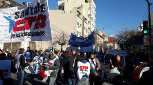 Así se vive el paro y movilización de trabajadores en Santa Fe