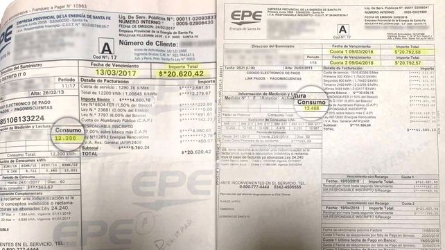 Boletas de la EPE en dos cuotas, pero con incrementos de 100% de un año a otro