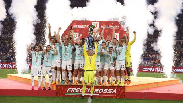 Inter venció a Fiorentina y se quedó con la Copa Italia