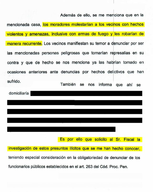 La senadora Di Gregorio denunció a un hombre que aterroriza al norte de Venado Tuerto