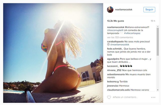 La foto de Noelia Marzol en bikini