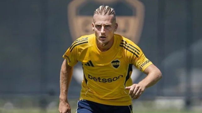 Santiago Ascacíbar se estaba acomodando en el mediocampo Xeneize.