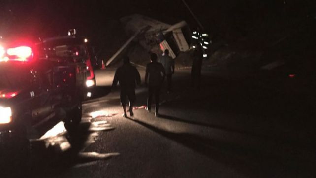 Primeras imágenes del siniestro en la ruta cordobesa.