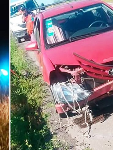 Autovía 14: Bomberos de Ceibas acuden a asistir en varios despistes