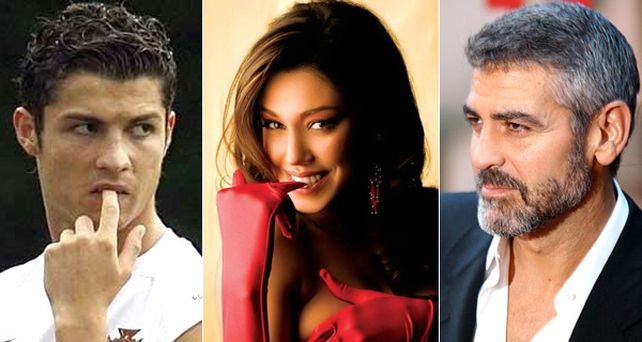 Clooney, Cristiano Ronaldo y una modelo argentina, testigos de las fiestas de Berlusconi