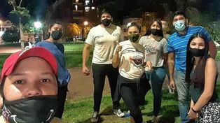 Abrigo: gente en situación de calle pasa los días fríos