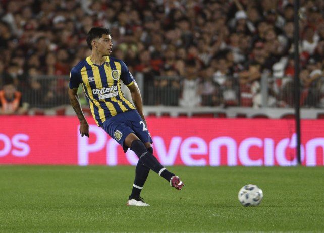 Juan Giménez en el día de su debut en primera