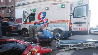 Todos los días un motociclista ingresa a la terapia del Cullen