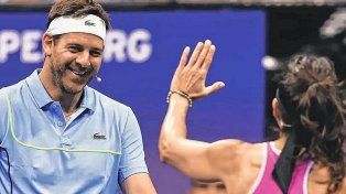 Juan Martín Del Potro compartió una jornada especial con Gabriela Sabatini en el US Open.