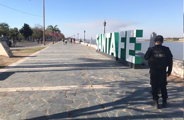 Con una costanera muy vigilada