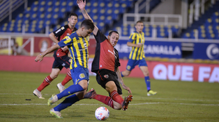 El gol soñado. El goleador canalla le pone la chapa definitiva al marcador del clásico que Central le ganó a Newell’s&nbsp; por 3 a 0 en el Gigante en la Copa de la Liga 2021.