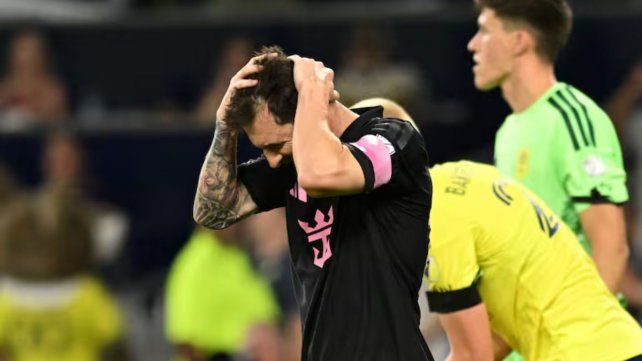 Messi falló un penal e Inter Miami cayó por goleada contra Nashville
