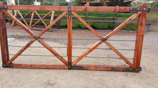 Por más seguridad. Las tranqueras ya están listas para ser colocadas.&nbsp;