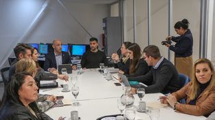 Los concejales que integran la comisión de Control, Convivencia y Seguridad Ciudadana se reunieron este lunes en la sede del 911 con el secretario de Análisis y Gestión de la Información de la provincia, Esteban Santantino,&nbsp;