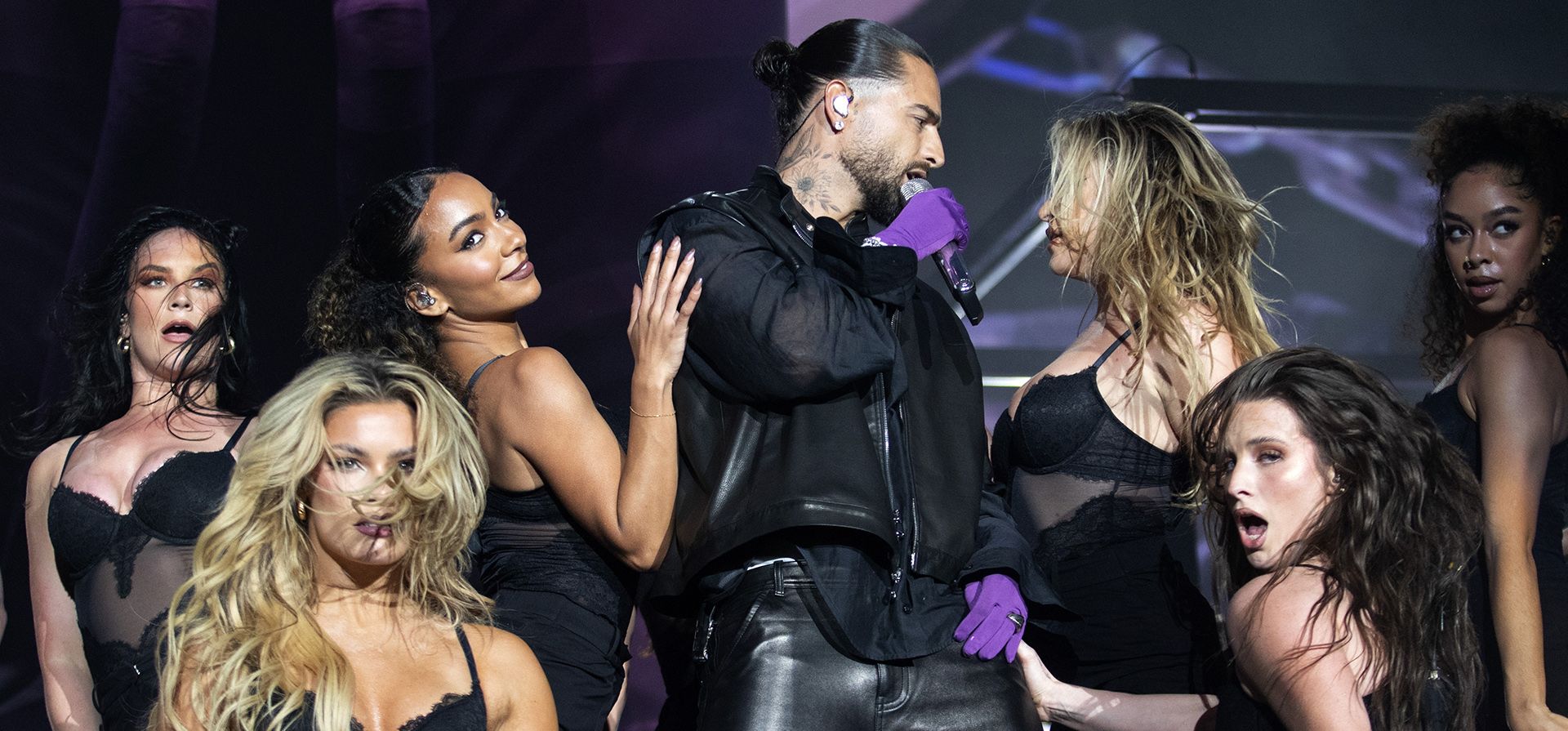 El cantante colombiano Maluma, actúa durante el festival de música Coca-Cola Flow en la Ciudad de México, el lunes 27 de noviembre de 2023. (Foto AP/Alejandro Godinez) El cantante colombiano Maluma, actúa durante el festival de música Coca-Cola Flow en la Ciudad de México, el lunes 27 de noviembre de 2023. (Foto AP/Alejandro Godinez)