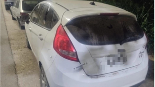 Cinco aprehendidos tras una balacera desde un auto