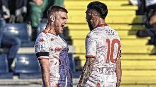 Lucas Beltrán marcó su segundo gol consecutivo con la camiseta de Fiorentina.