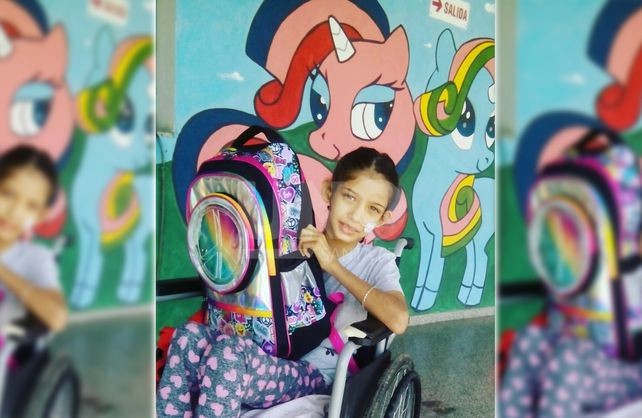 Vuelta.Yasmín intenta recuperar su rutina de a poco y esta semana volvió a la escuela.&nbsp;