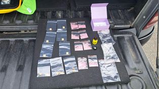 Gendarmería secuestró cocaína rosa