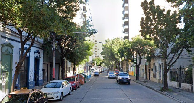 La cuadra donde ocurrió el fatal accidente.
